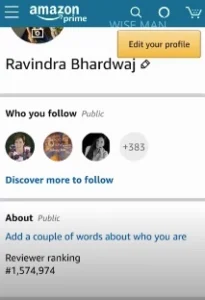 how to see who you follow on amazon