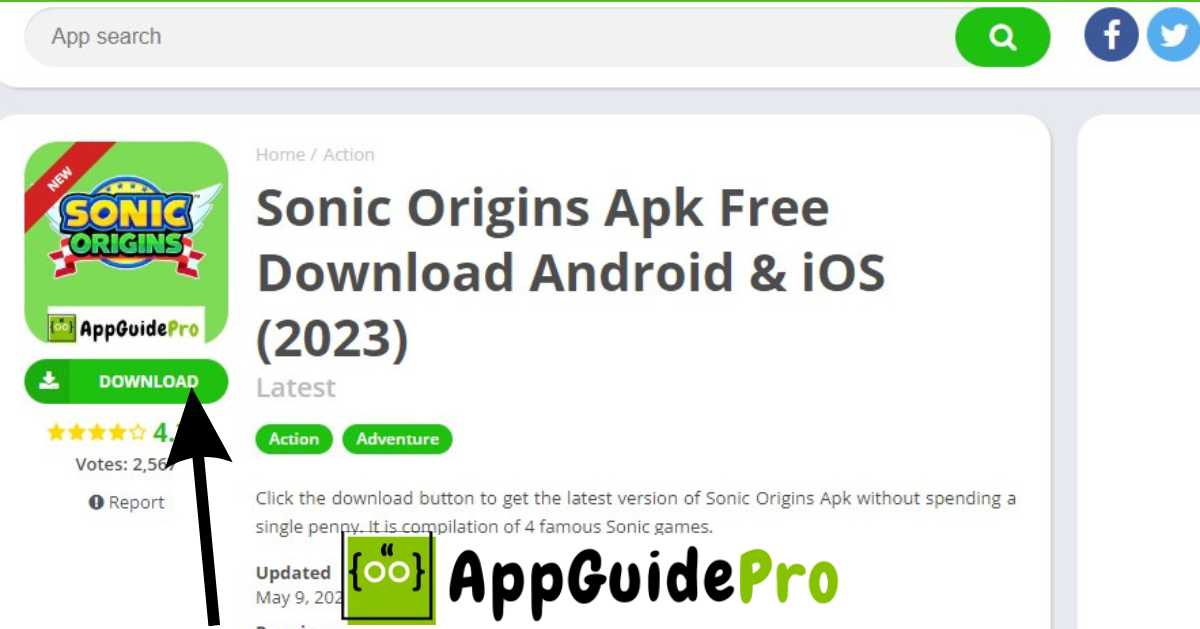 how to download sonic origins apk