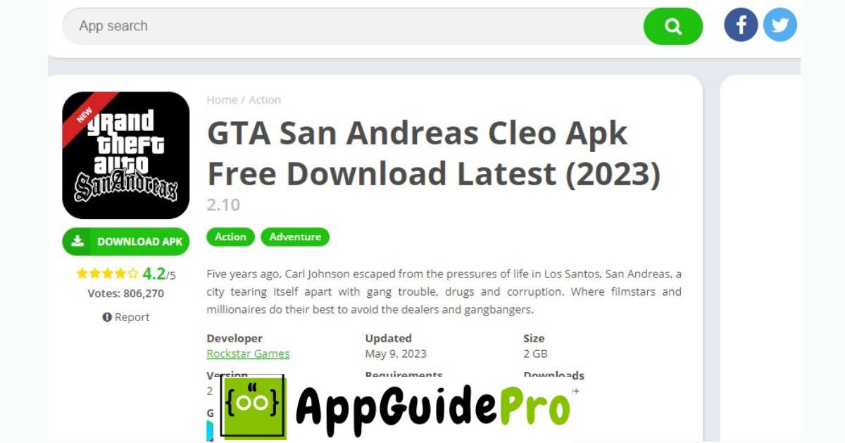 GTA San Andreas Cleo apk